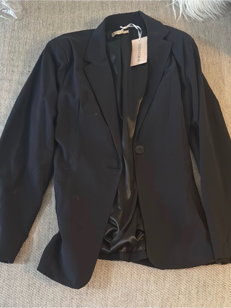 Sur La Cte Black Blazer & Trouser “Hailey” Set, Size L — image 7 of 7